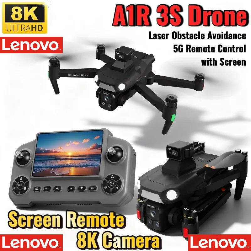 Laser Level Rotary - Lenovo A1R 3S Katlanabilir Hava Dronu