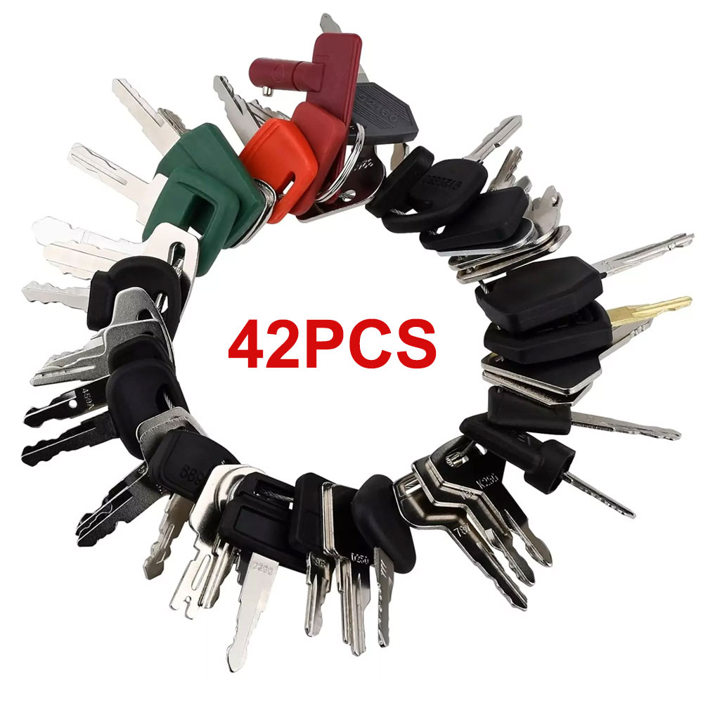 Heavy Equipment Key Ring - 42 Tuşlu Ağır Ekipman İnşaat Kontak