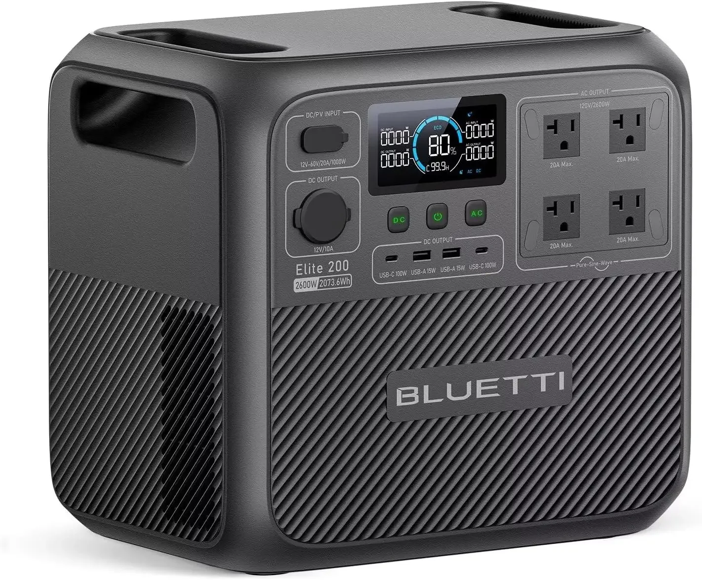 Heavy Equipment Lift - BLUETTI Elite 200 V2 Taşınabilir Güç