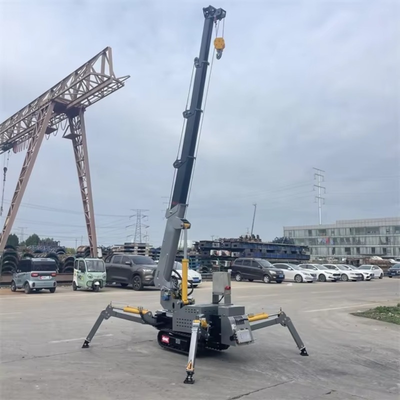 Heavy Equipment Lift - Kompakt Mini Örümcek Vinç Hidrolik Elektrikli