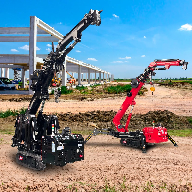 Heavy Equipment Lift - Kompakt Mini Örümcek Vinç Hidrolik Elektrikli