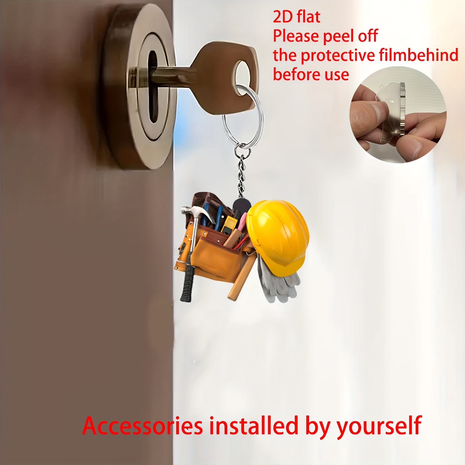 2D Yaratıcı Araç Seti Anahtarl - Heavy Equipment Key Ring incelemesi ve fiyatı
