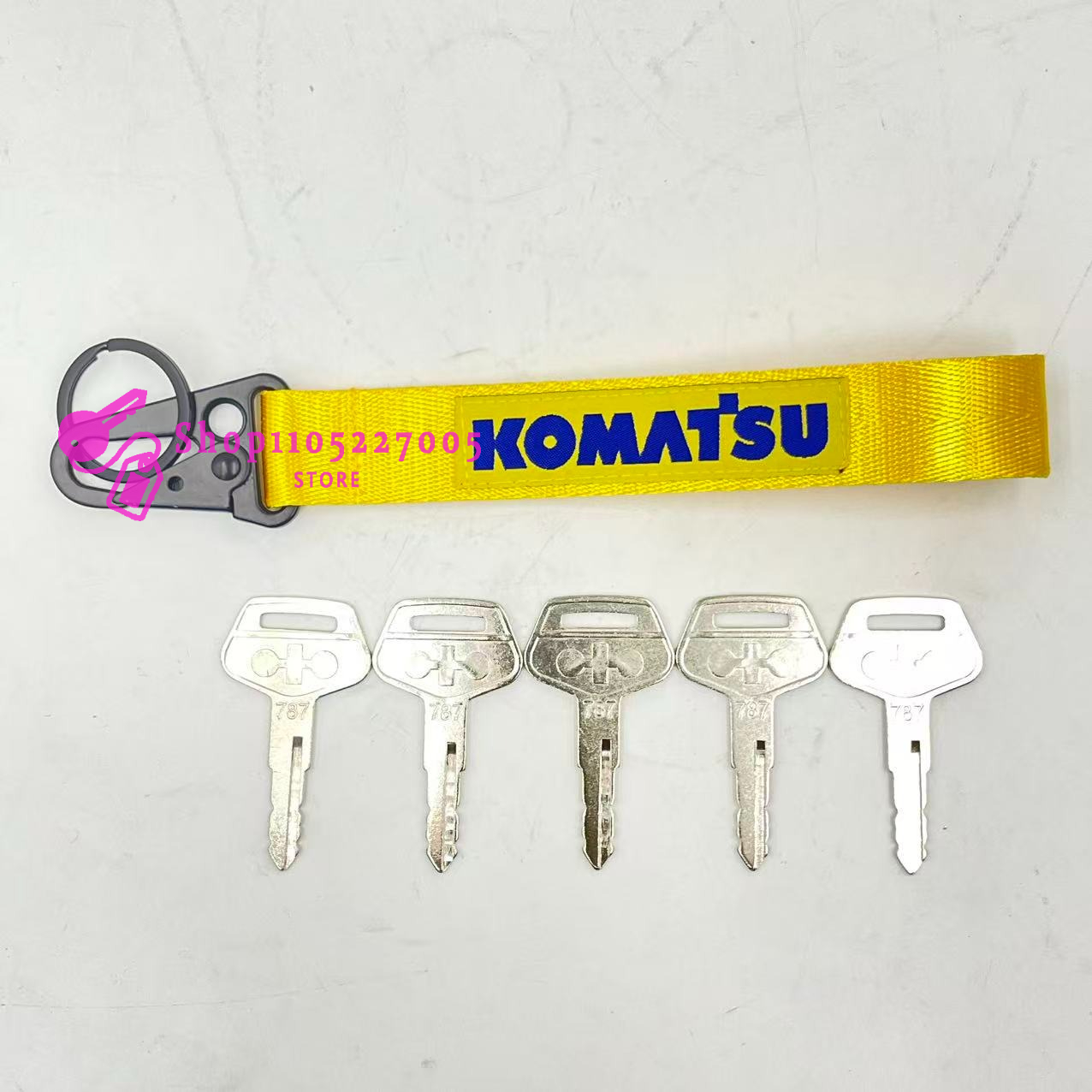 2/5/10 adet 787 anahtar Komats - Heavy Equipment Key Ring incelemesi ve fiyatı