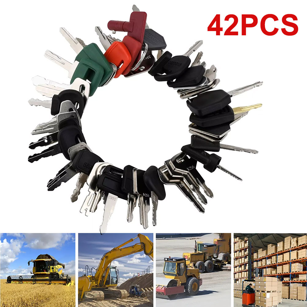 42 adet/18 adet inşaat makinel - Heavy Equipment Key Ring incelemesi ve fiyatı