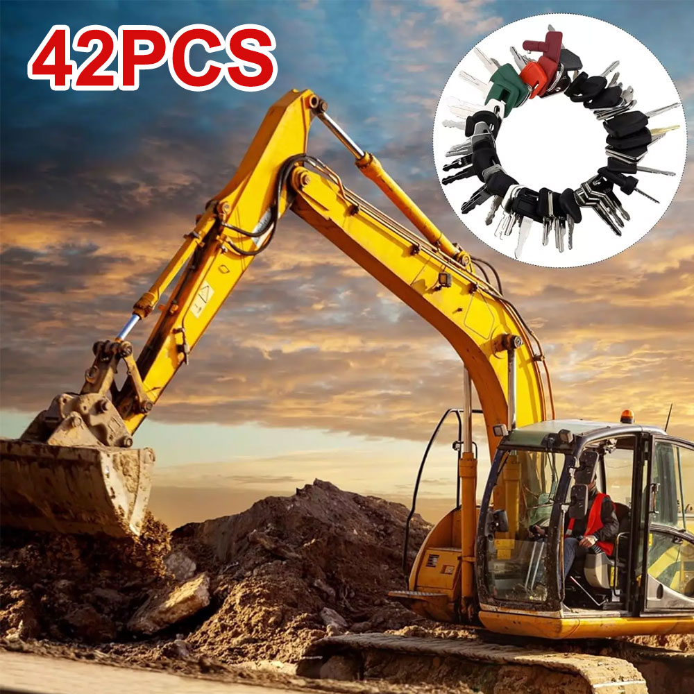 42 adet/18 adet inşaat makinel - Heavy Equipment Key Ring incelemesi ve fiyatı