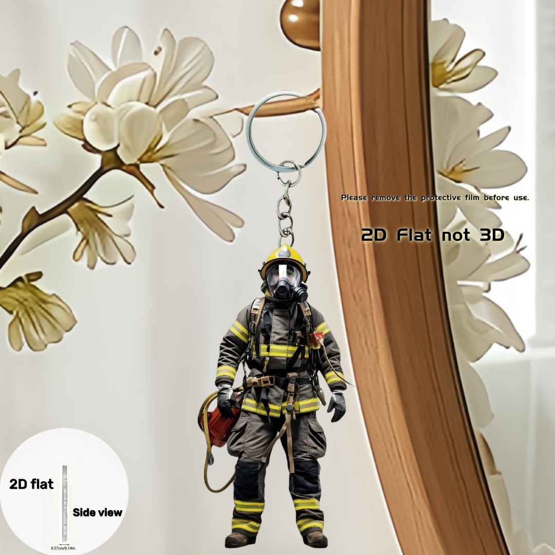 2D İtfaiyeci Savaşçı Anahtarlı - Heavy Equipment Key Ring incelemesi ve fiyatı
