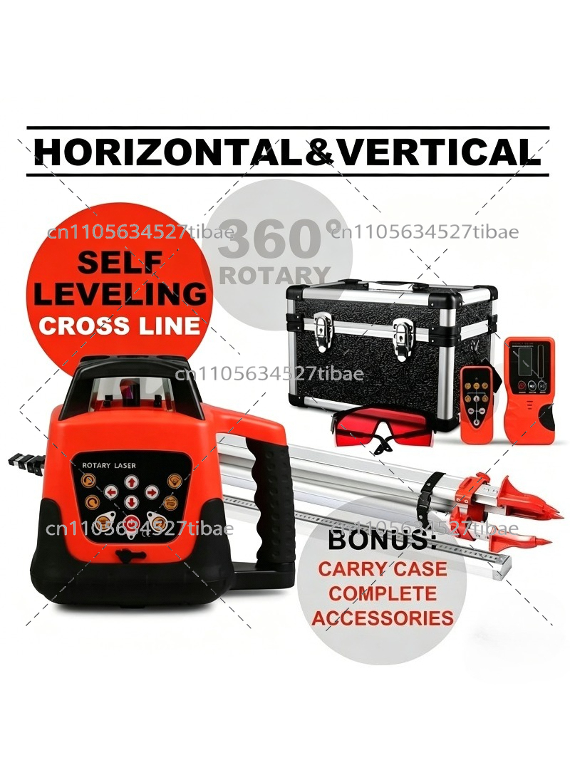500m Menzilli Kırmızı Işınlı L - Laser Level Rotary incelemesi ve fiyatı